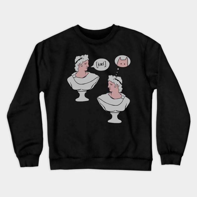 Linguistics - Phonetics Explained Crewneck Sweatshirt by isstgeschichte